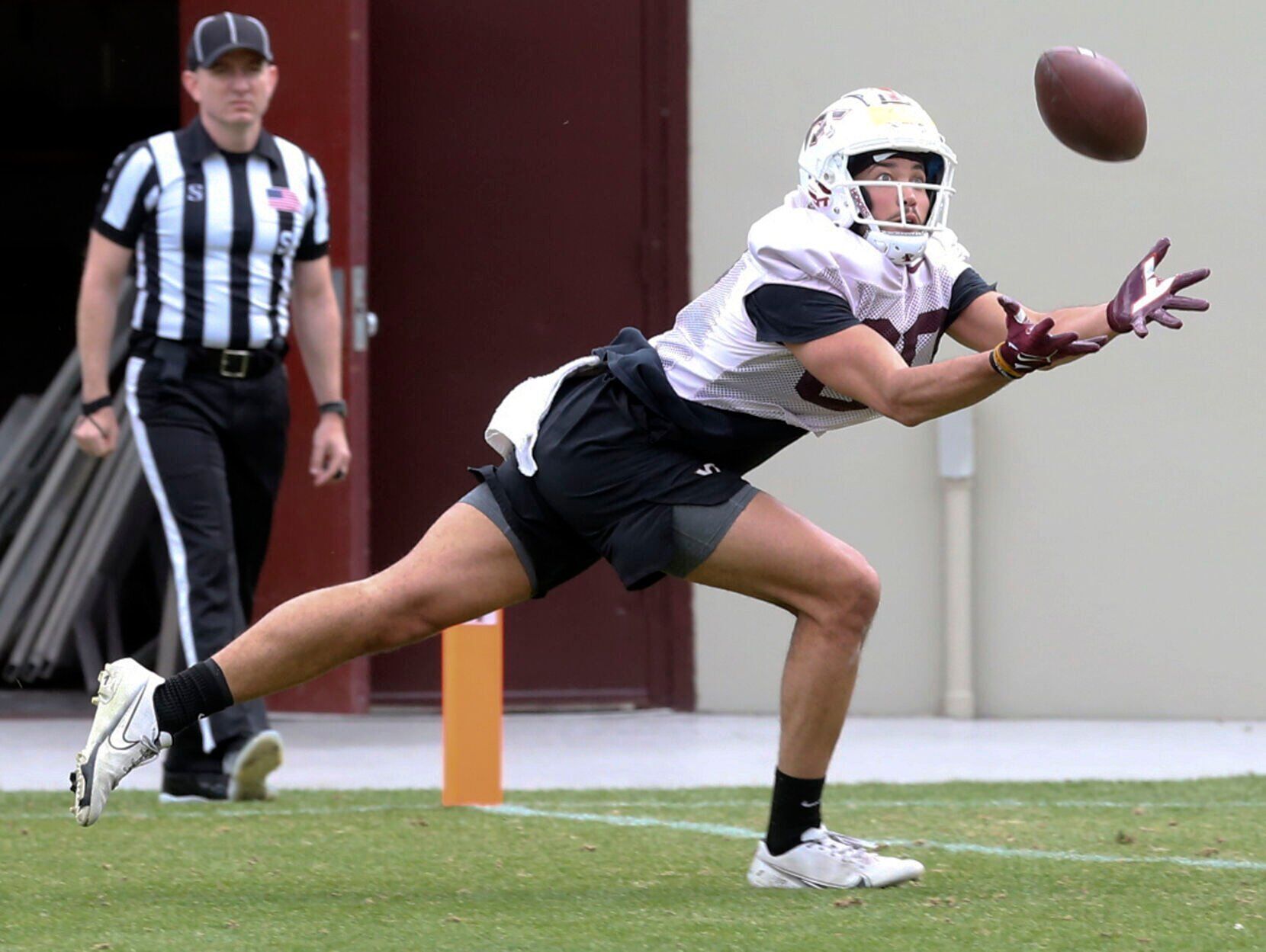 VT Football practice